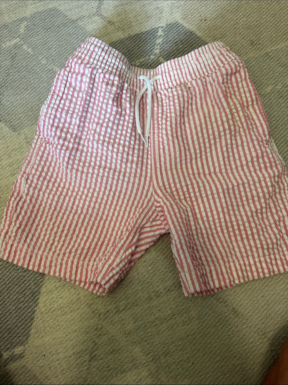Jcrew boy’s seersucker swim trunks